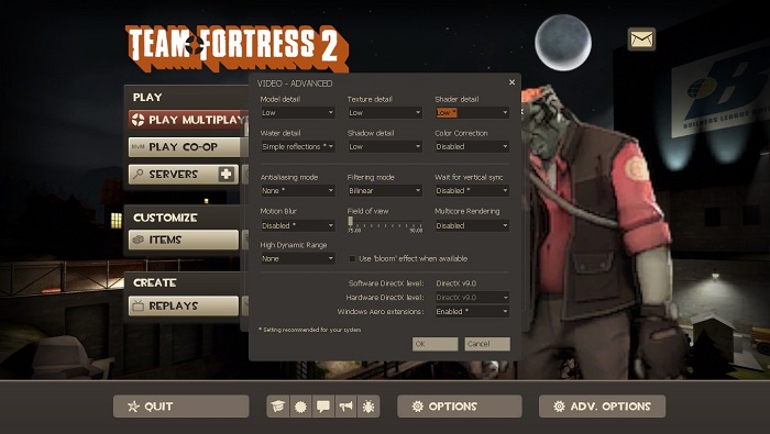 Team fortress 2 non steam play without