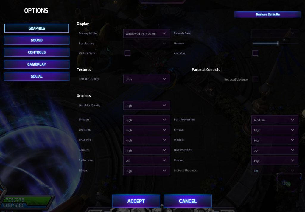 heroes of the storm fps fix